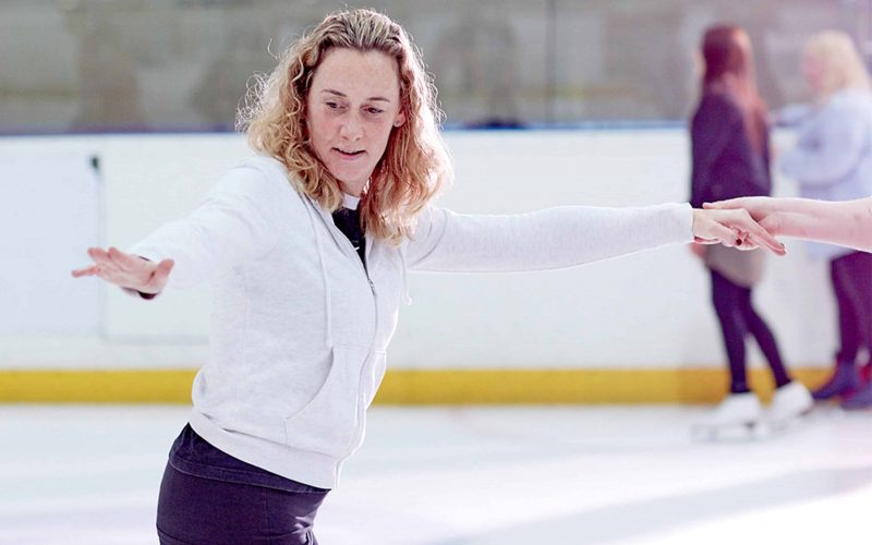 adult figure and dance class at the National Ice Centre